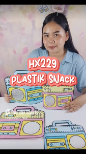 HX229 [1 paket = 10 pcs] Plastik Snack Hadiah Ziplock Birthday Packaging Bag