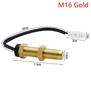 NEW Gold/Silver M16/M18 RPM Sensor Tachometer RMA Sensor For Car Truck Yacht Gas/Diesel Engine Pulse Tacho