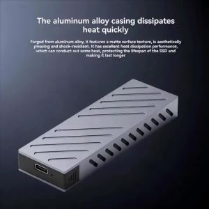 KEBIDUMEI M2 SSD Case M.2 NVMe SATA SSD Enclosure 10Gbps USB 3.1 Type C External Box Aluminum Adapter Supports M And B&M Key