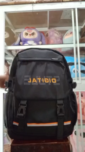 Balo trung học dù đen cặp đựng tập sách phong cách mới mã 6512 size 46*33cm