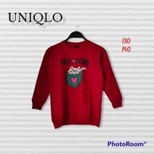 sweater anak cewek merk Uniqlo