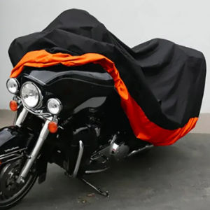 Motorcycle Cover Waterproof All Season Dustproof UV Protection 180T Motorbike Cover Multiple Colors