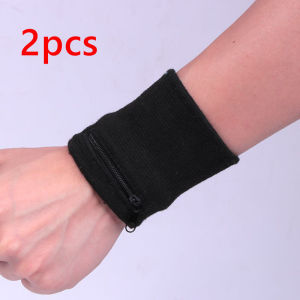 Sports Wristband with Zipper Pouch Running Sports Arm Band Bag For MP3 Key Card Storage Bag Basketball Sweatbands Wristband Bags