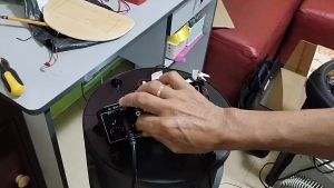 220V 12V Digital Bluetooth Amplifier Board Subwoofer Dual Microphone Karaoke Amp Speaker Home Theater DIY Rechargeable Version