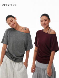 MOLY CHO | Áo Thun Dài Không Tay Asymmetric Two-Way Rộng