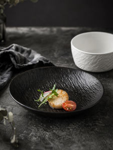 mornenjoy | High-quality New Japanese Style Glaze Undercolor Tableware Dinner Plate