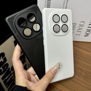 Cooling Heat Dissipation Breathable Mesh Case For Xiaomi 15 Redmi K70 K60 K50 K40 Pro Ultra Note14 Camera Protection Hard Cover