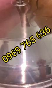Nồi hấp bánh da lợn Xửng hấp bánh bao bánh bò size 52cm chạy bằng điện gia đình có 3 tầng hấp