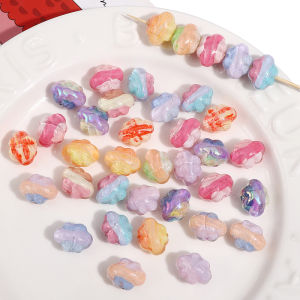 15x9mm nhựa hạt bằng acrylic Gradient sơn dầu đám mây cho vòng tay thủ công vòng cổ bông tai Keychain Tự Làm Thủ Công Phụ kiện làm đồ trang sức