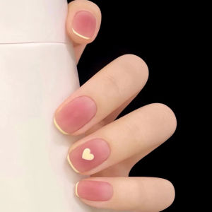 MONLEYTA | Handmade Nail Art Patches Luxury Short And Medium Long New 2025 Wearable False Nails Elegant Manicure Stickers Finished Product