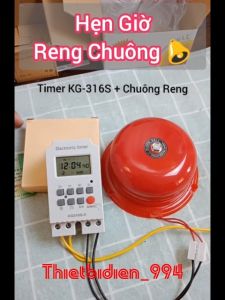 KG316S 32 chương trình hẹn giờ tối thiểu 1 giây (1s) Timer hẹn giờ tự động