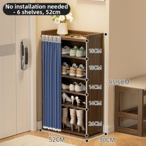 Multi-layer Dustproof Space-saving Shoe Rack