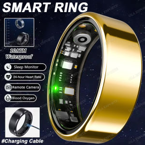 Health Monitor Smart Ring Heart Rate Blood Oxygen Blood Pressure sleep Monitor Multi-sport mode Smartring For Men Women R12