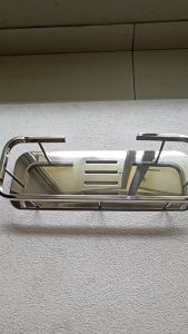 [ FERRUM ] Rak Shampo Kamar Mandi Tempat Shampo Sabun Stainless Steel SUS 304 Kotak / Tengah Dan Sudut