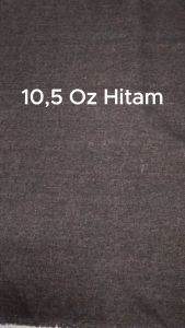 Bahan Kain Blue Jeans Cotton HITAM | 10 Oz Non Stretch | Non-Washed Raw Jeans