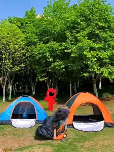 เต็นท์แคมป์ปิ้ง 1 2คน เต็นท์นอน ใช้สำหรับเดินป่าหรือสนาม (สำหรับ 3-4 คน) เต้นท์แคมปิ้ง ใช้ได้อย่างกว้างขวาง