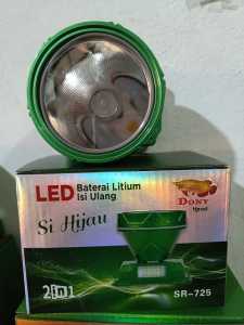 Senter kepala DONY SR 725 /20watt 6 mode + lampu Led cahaya putih