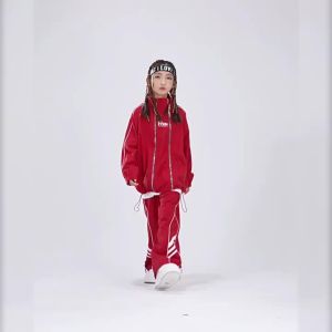 Bộ đồ thể thao gió thời trang cho trẻ em đồng phục biểu diễn lễ khai mạc hội họp thể thao mùa thu cho học sinh trang phục nhảy đường phố cho bé trai 3.10