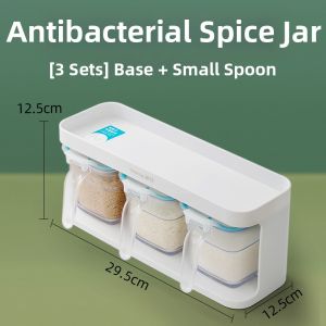 CHAHUA | Kitchen Seasoning Container Combination Set Glass
