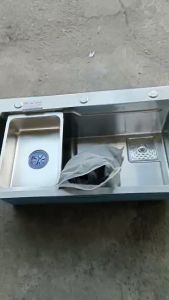 CHẬU RỬA CHÉN INOX 304 1 HỐ KÍCH THƯỚC LỚN 78x46