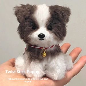 Handmade DIY Full Set Materials Kit Plush Dog