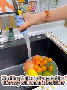 YOUJ 360 Degree Rotating  Faucet Filter Water Saving Kitchen Splash Proof Water Purifier Filtration Head Tap