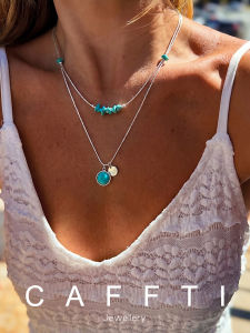 CAFFTI | Natural Stone Pendant Necklace