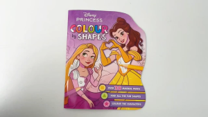 Disney Princess Colour By Shapes Colouring Book For Kids To Color