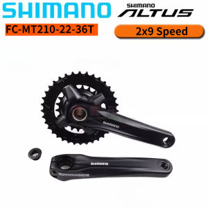 SHIMANO | SHIMANO ALIVIO M3100 MTB Crankset FC-MT210-2 36-22T 170mm- 2x9-speed Original Parts Supply