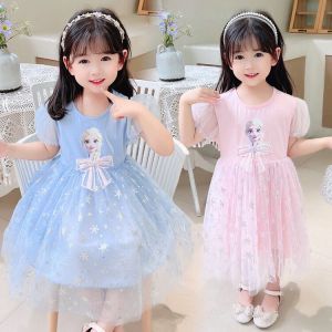 [PRINCESS KESLI] 1-9 Tahun Dress Frozen Pita Anak Perempuan katun kids Baju princess Elsa