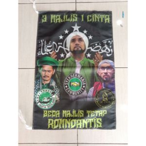 (90x60)Bendera Majlis Mahage Pecinta Sholawat Syechermania Azzahir