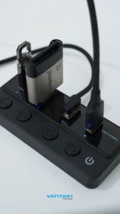 Vention USB Hub Multiport USB 3.0 Power Switch USB Splitter 7 4 Port