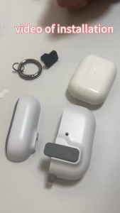 Vỏ Bảo Vệ Chống Sốc Sang Trọng Cho AirPods 4/Pro 2/3/1 Có Móc Treo Bao Đựng Tai Nghe Apple