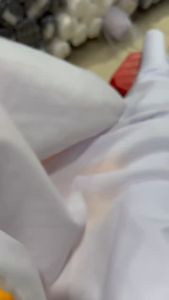 ( per 1 meter ) kain katun putih polos TC 210 NYONYA meteran lebar 150 cm bahan atasan baju hem kemeja seragam sekolah kerja kerudung bergo jilbab background backdrop foto taplak meja alas piknik mori kafan spanduk lukis pecel lele craft kerajinan