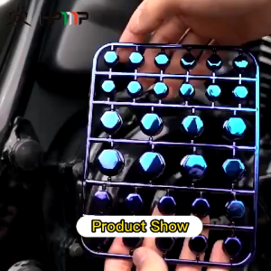 MOTOX Decorative Motorbike Screw nut gold nut color nut Refit Bolt Cap Cover Chrome for Yamaha GPX Honda