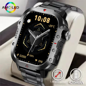 2025 New Military Smart Watch Men Waterproof Outdoor Sports Fitness Tracker Health Monitoring 1.81Inch Bluetooth Call Smartwatch