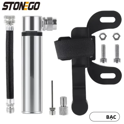 Bơm Xe Đạp Bỏ Túi Siêu Nhẹ Áp Suất Cao 120 PSI Mini Dùng Cho Van Presta/Schrader