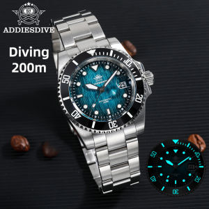 ADDIESDIVE Hot selling Mens Automatic Watch Sapphire Glass 200m Waterproof Watch BGW9 Night Light Classic Mens Watch AD2536