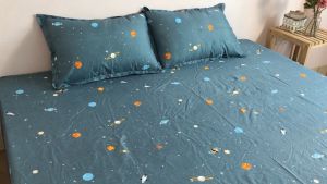 🌟 Drap bo chun Poly Cotton (có kèm áo gối) được chọn mẫu - Ga gối loại đẹp [Tim đỏ new] - Nhiều mẫu lựa