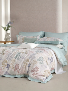 Mercury | Luxurious High-End 60s Satin Tencel Cotton 4-Piece Set