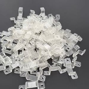 【14*7MM 100PCS】Klem LED Strip Transparan/Led Strip Lights Clamp/Klem Lampu Led