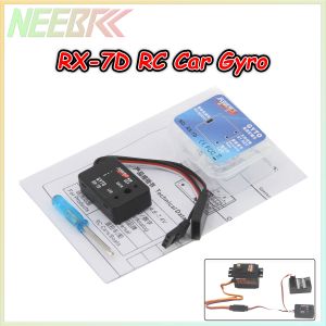 NEEBRC RX-7D Gyroscope RC Mini Car Model Gyro DC 4.8-7.4V for Racing Vehicle Boat Model Digital/Analog Servo Universal Receiver