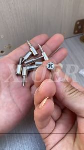1/4Pcs Self-Tapping Screws Cabinet Laminate Support Shelf Support Pegs with Non-Slip Sleeve Shelf Support for Shelves for Kitchen Glass Furniture Cabinet Closet Shelf Support