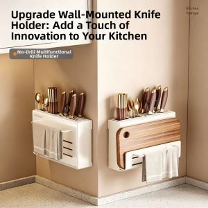 NAIFUNA | Wall-Mounted Multi-Function Kitchen Rack