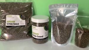 CHIA SEED 1kg Organik Chiaseed Black Import Biji Hitam Kaya Serat Ciaseed ciyaseed chiased ciased
