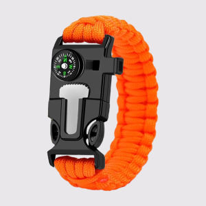 PATGEAR | Survival Rope with Multi-function Compass and Whistle