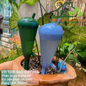 PB9 – Vòi tưới nhỏ giọt phiên bản nâng cấp bình nước và vòi tưới liền khối dễ dàng sử dung tích 200ml( xem trong mô tả )
