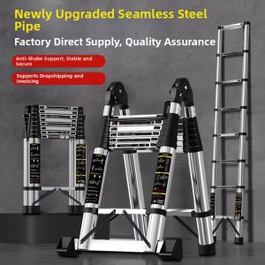Stainless Steel Adjustable Folding Ladder