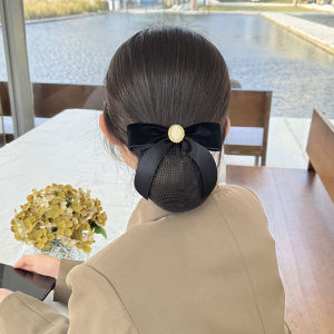 Womens Nurse Hair Net Small Fragrance Style Hotel Bank Air Stewardess Hair Accessory New Work Hairnet Headwear Fashion