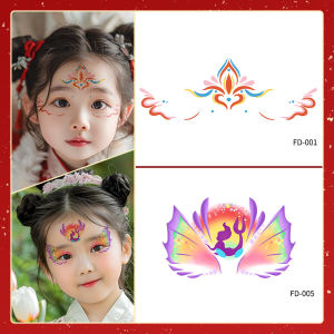 Childrens Red Dot Forehead Stickers Festival Nursery Boy Girl Waterproof Long-lasting Tattoo Stickers Cute Paper Products